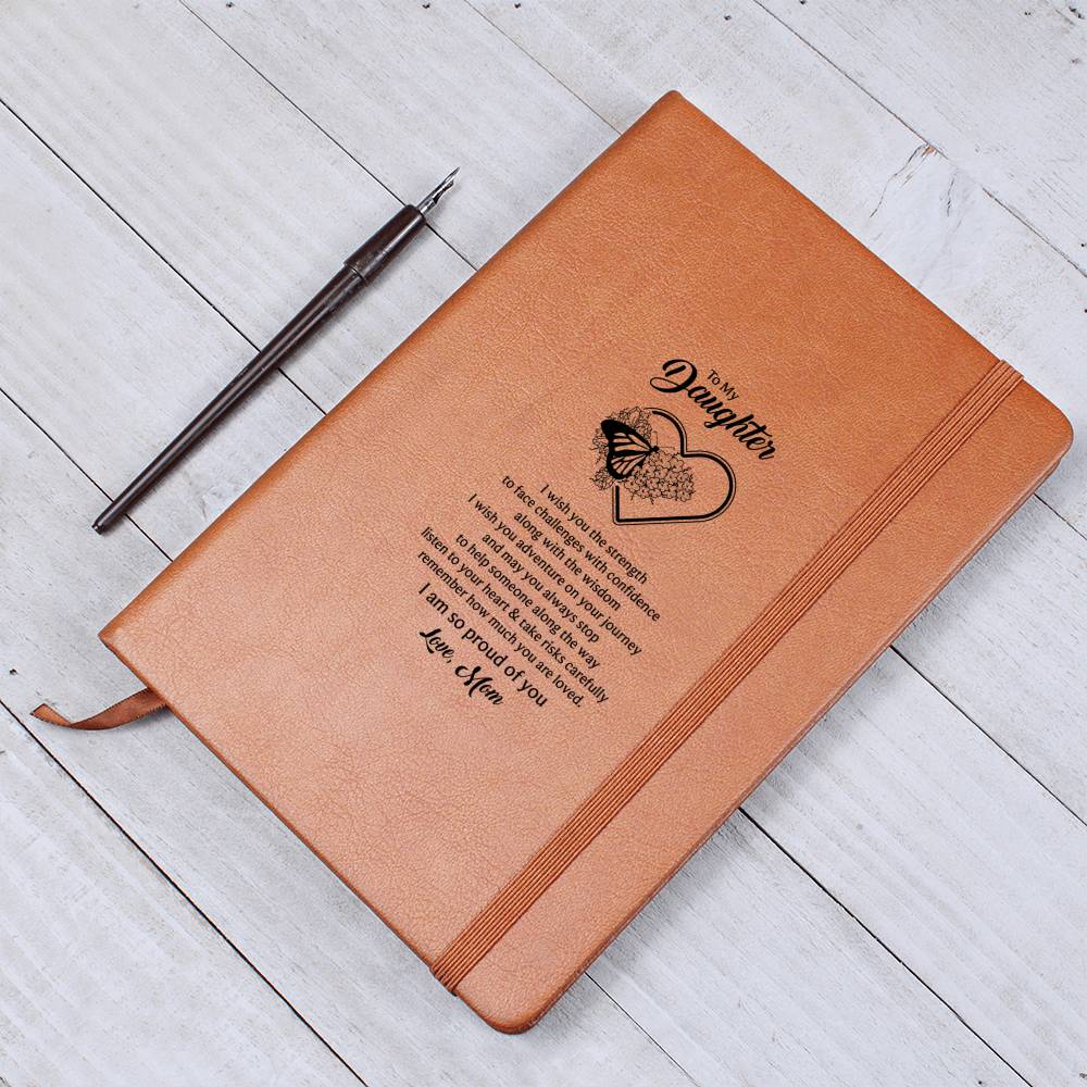 To my daughter, Butterfly Journal - Mom's Love Letter Notebook