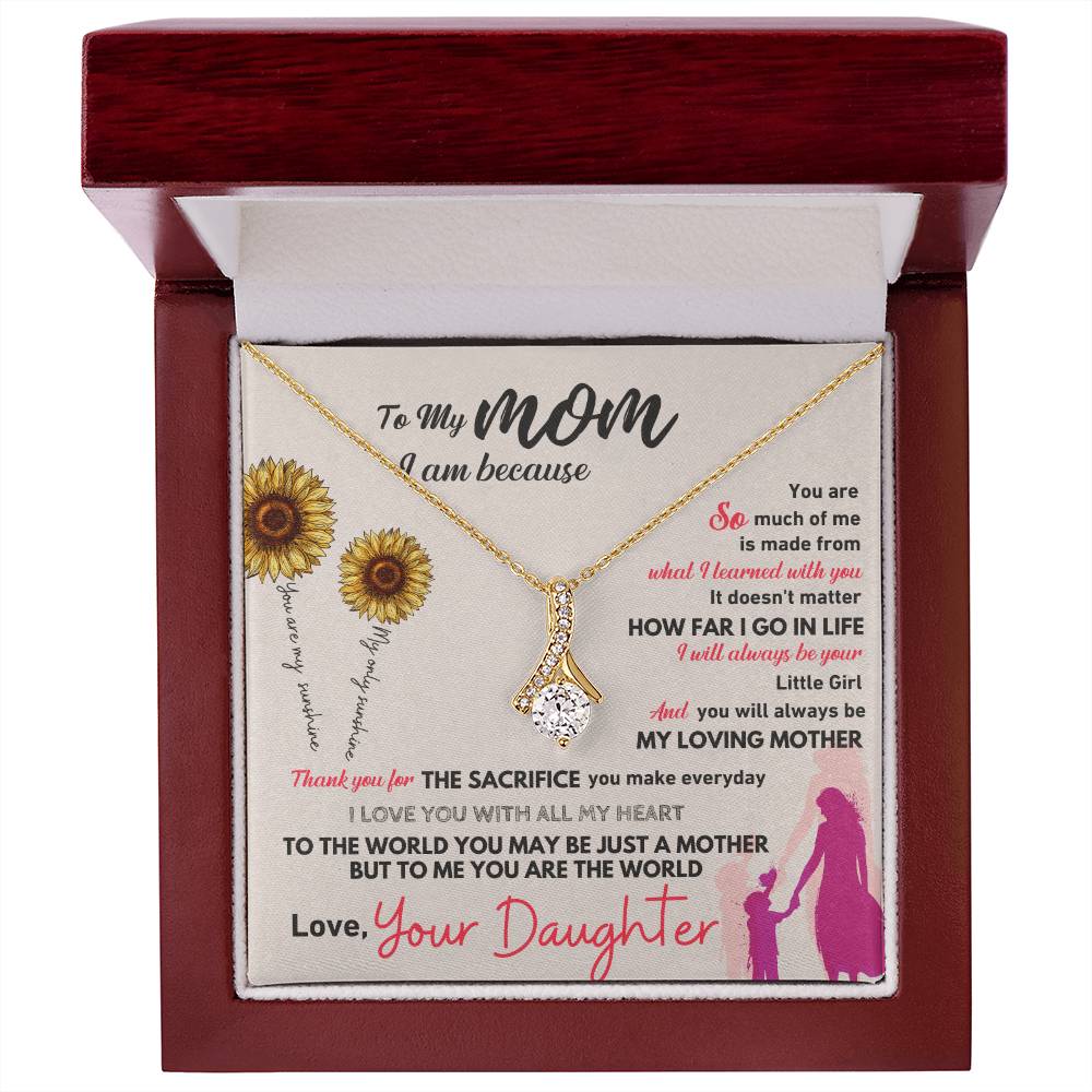 To my mom, thank you for everything