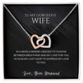 Love Necklace To My Gorgeous Wife